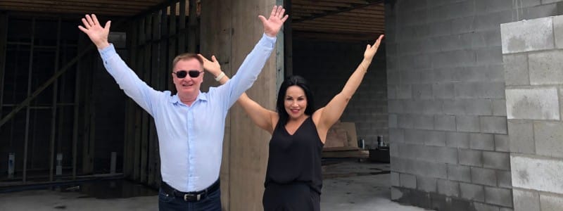 Bob & Hilary onsite